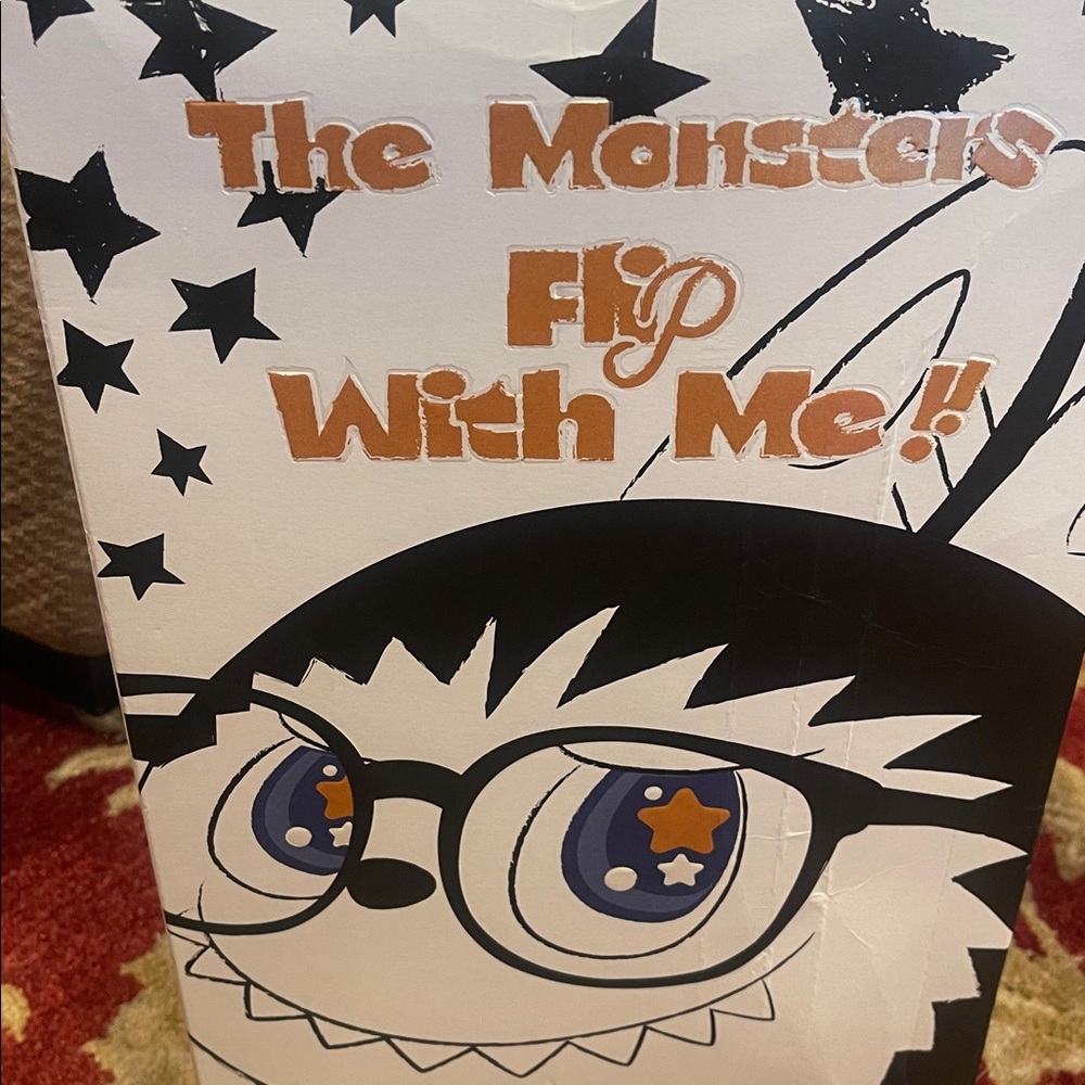 Quirky Black and White Monster Box